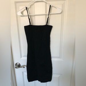 Princess Polly black ribbed dress